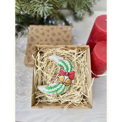 Christmas tree text. decoration "Christmas Moon" (29756)