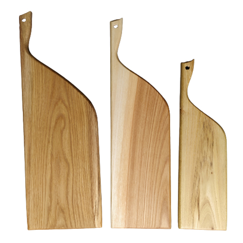 A set of chopping boards "Forest" (40x18, 35x14, 27x11 cm) (oak tree, ash tree, acacia tree)