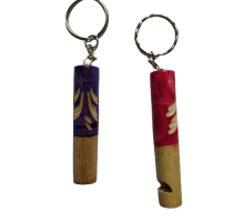 A wooden keychain "Whistle"
