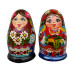 Магніт "Лялька в українському традиційному одязі", дерев'яний
