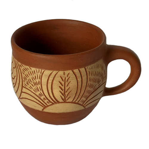 A ceramic handmade tea-cup 