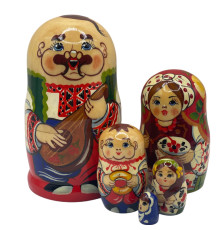 Лялька дерев`яна 5м 8,5см Укр. хлопчик WM010-1601