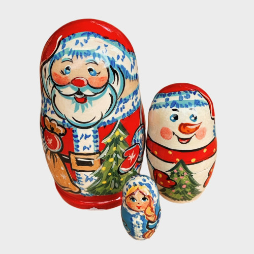 Санта-Клаус + Сніговик + Пінгвін 8,5 см (29633)
