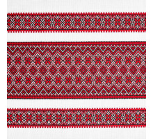 Ceremonial towel, red  size 0.70*0.33 TH407-1489