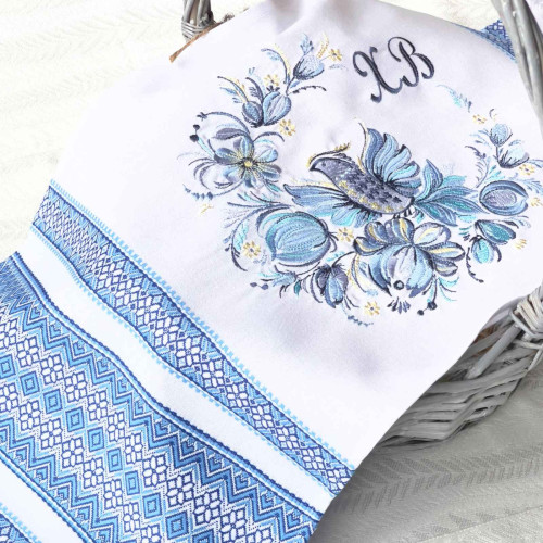 Easter towel, blue Gorlytsia , size 0.82*0.32 TH307-1493