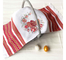 Easter towel, red, Gorlytsia size 0.80*0.30 TH407-1494