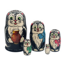 Набір дерев'яний "Коти" 5шт.