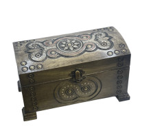 Шкатулка дерев'яна 18*9см (метал, бісер) (26852)