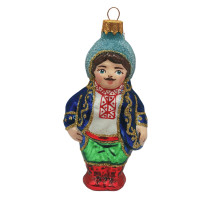 Підвіска скляна "Хлопчик", 13 см