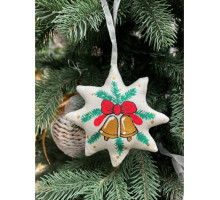 Christmas tree text. decoration "Christmas star" (29756)