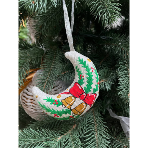 Christmas tree text. decoration "Christmas Moon" (29756)