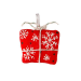 Christmas tree text. decoration "Small red gift" (29756)
