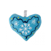 Christmas tree text. decoration "Small blue heart" (29756)