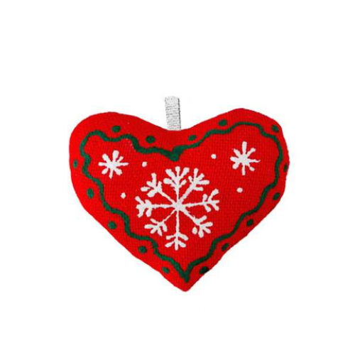 Christmas tree text. decoration "Small red heart" (29756)